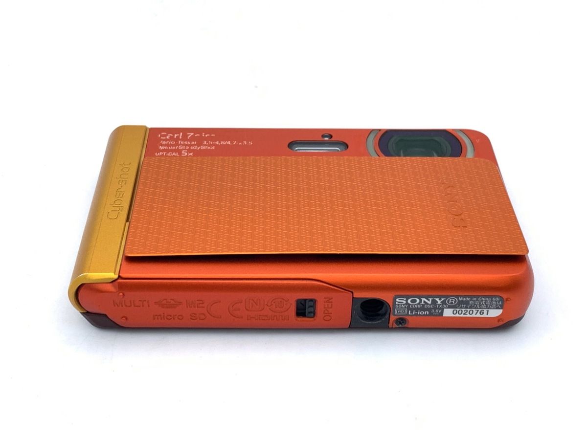 中古】 【並品】 ソニー Cyber-shot DSC-TX30 D オレンジ - メルカリ