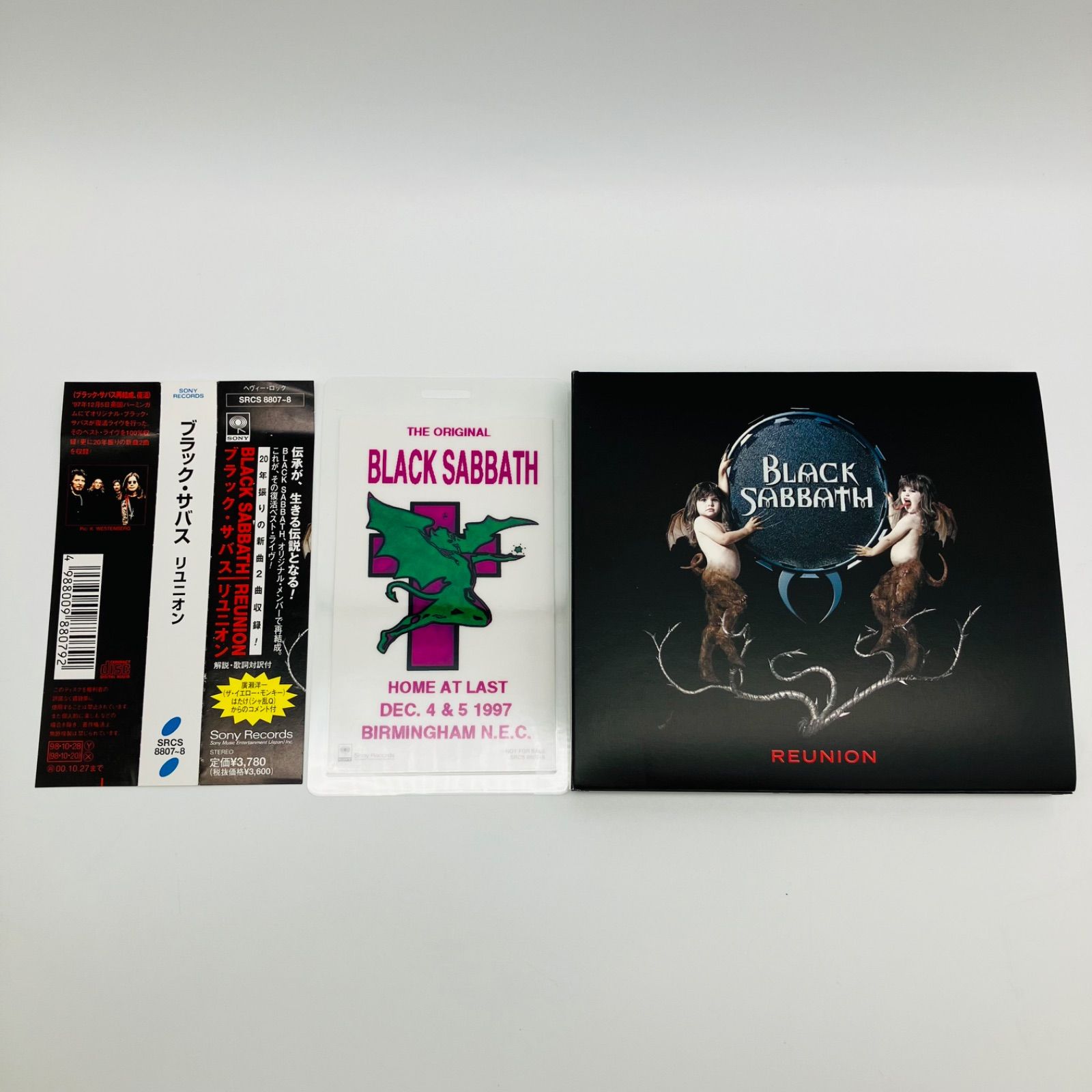 中古 洋楽CD BLACK SABBATH ブラック・ザバス REUNION リユニオン 2枚