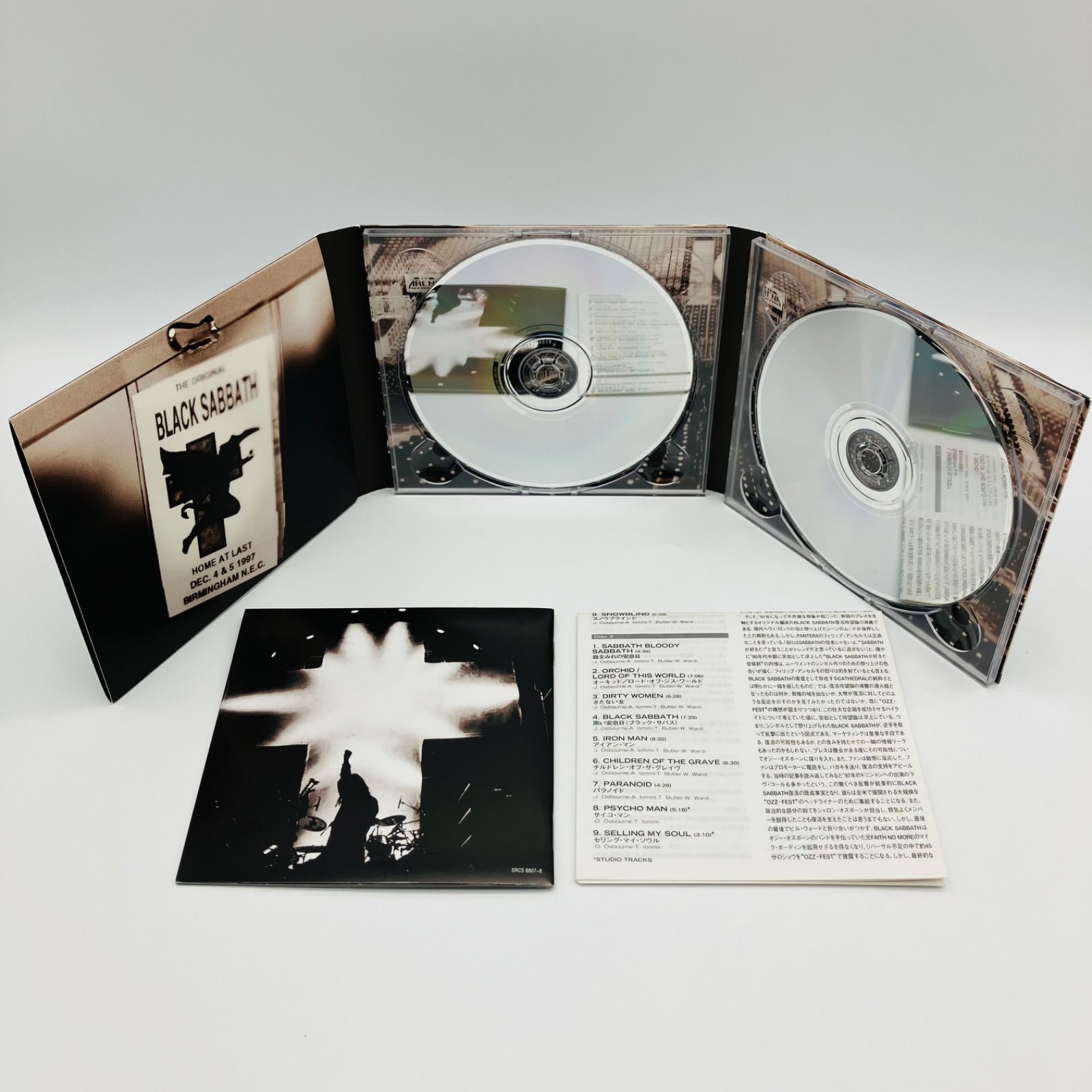 中古 洋楽CD BLACK SABBATH ブラック・ザバス REUNION リユニオン 2枚