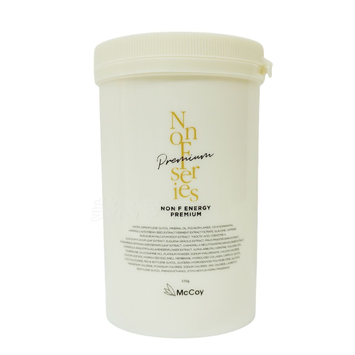 McCoy マッコイ ノンFエナジー ム 650 g ボディクリーム セルライトケア ボディマッサージ クリーム NONF シリアルナンバー付き
