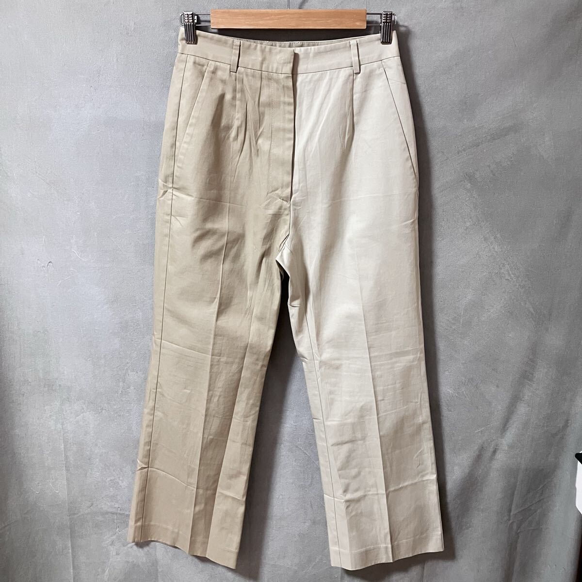 MM 6 Maison Margiela エムエムシックス メゾンマルジェラ 薄地 コットン クレイジーパターン 切り替え タック スラックス パンツ size 不明