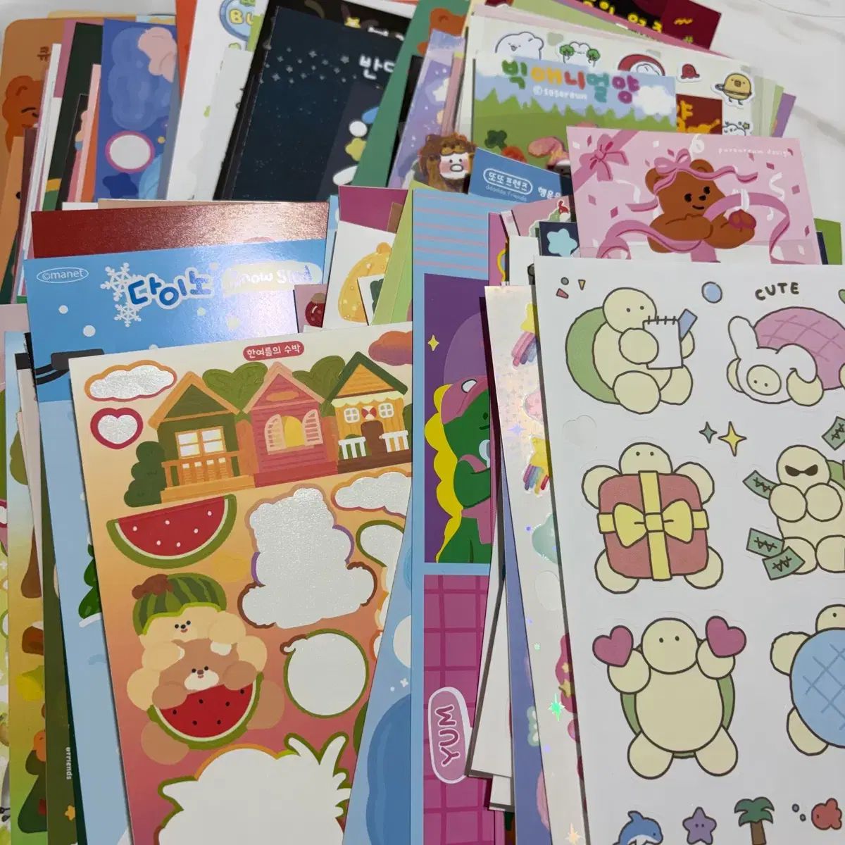 使用感ありのダイアリーデコステッカー