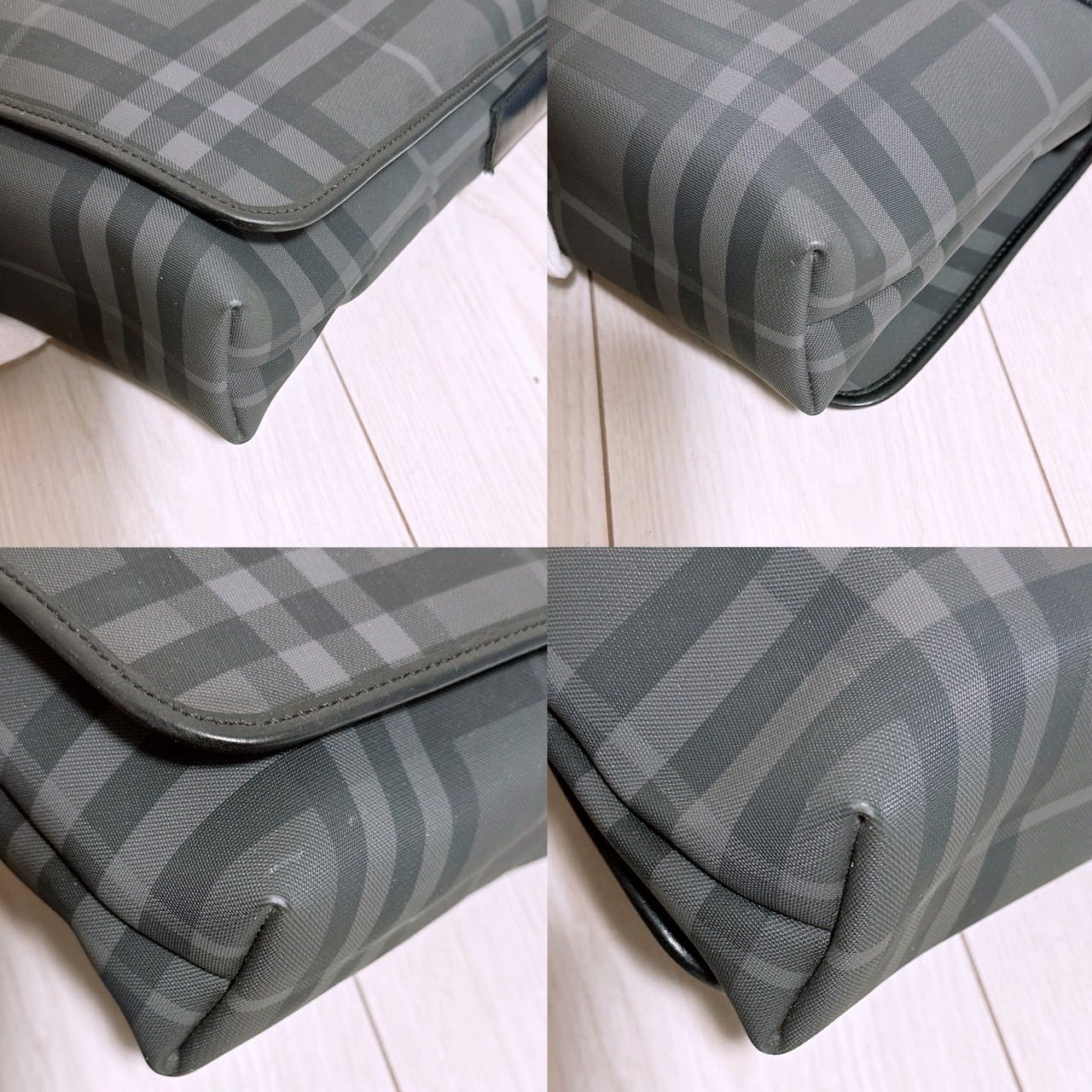 美品)Burberry (バーバリー)ショルダーバッグ PVC - メルカリ