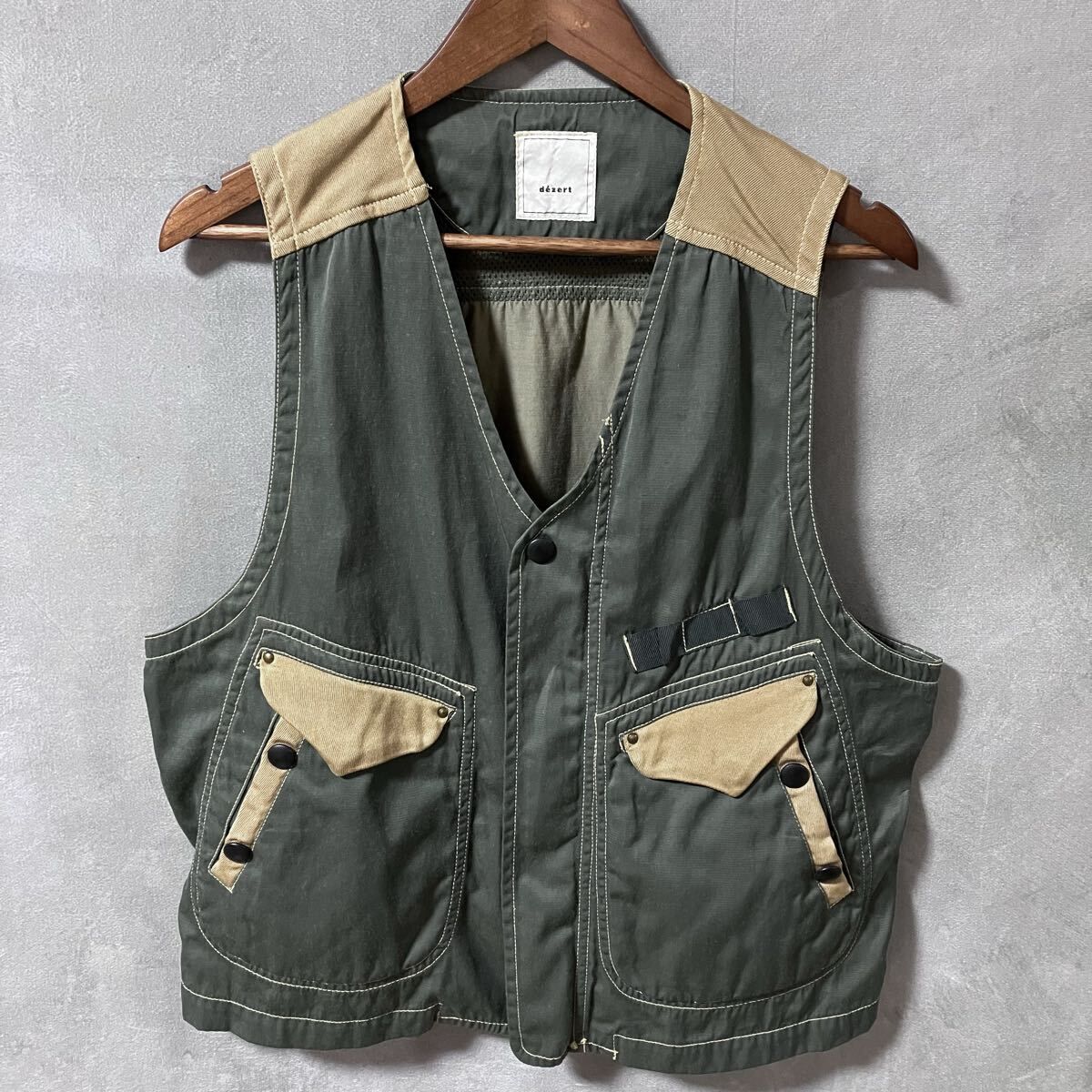 専用［限定お値下げ中］８０〜９０s dezert デザート　ベスト 80s-90s dezert デザート 80's ～ 90's vintage ナイロンコットン