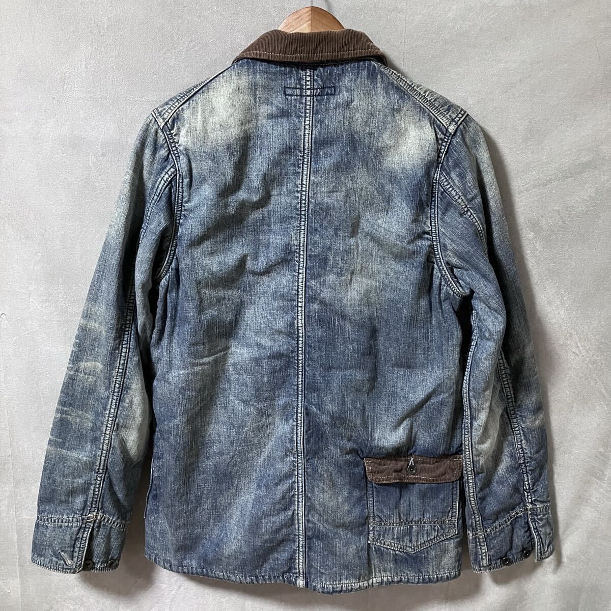 JOHNBULL ジョンブル ヴィンテージ フェード 加工 ネル裏地 デニム 