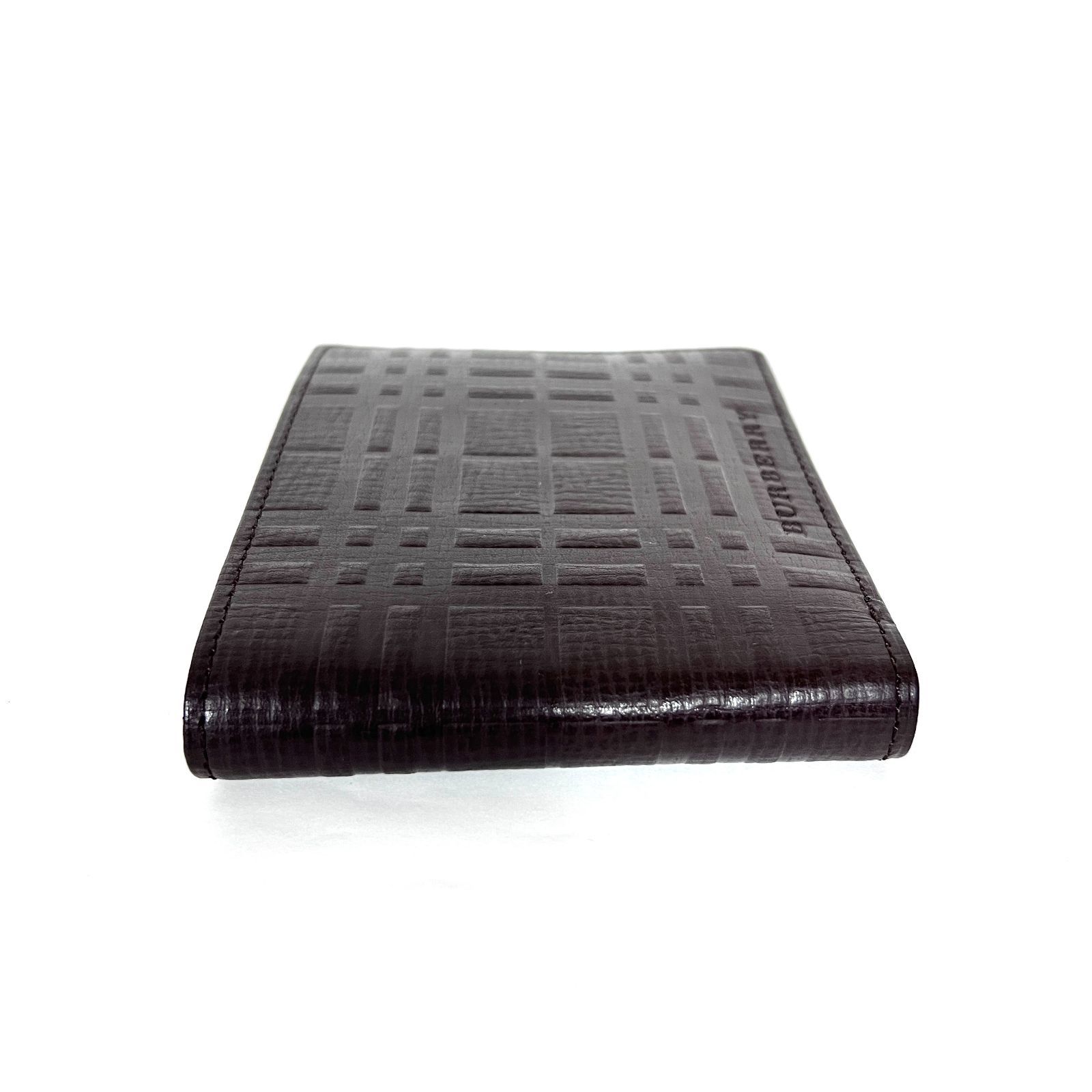 ダークブラウン エンボスチェック