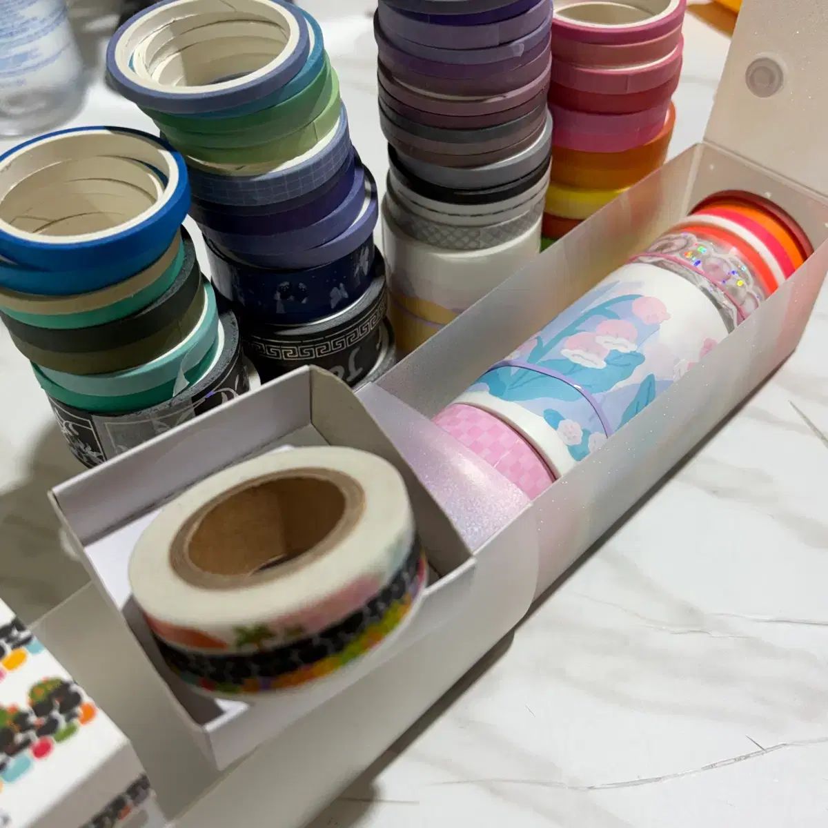 ダイアリーデコ 麻 マスキングテープ