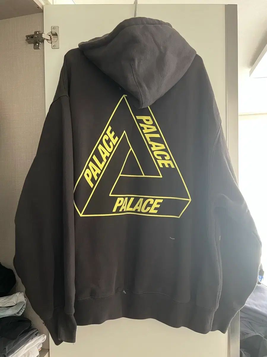 XXL パレス ブラック トライパーグ フーディーT パーカー トップス メンズ