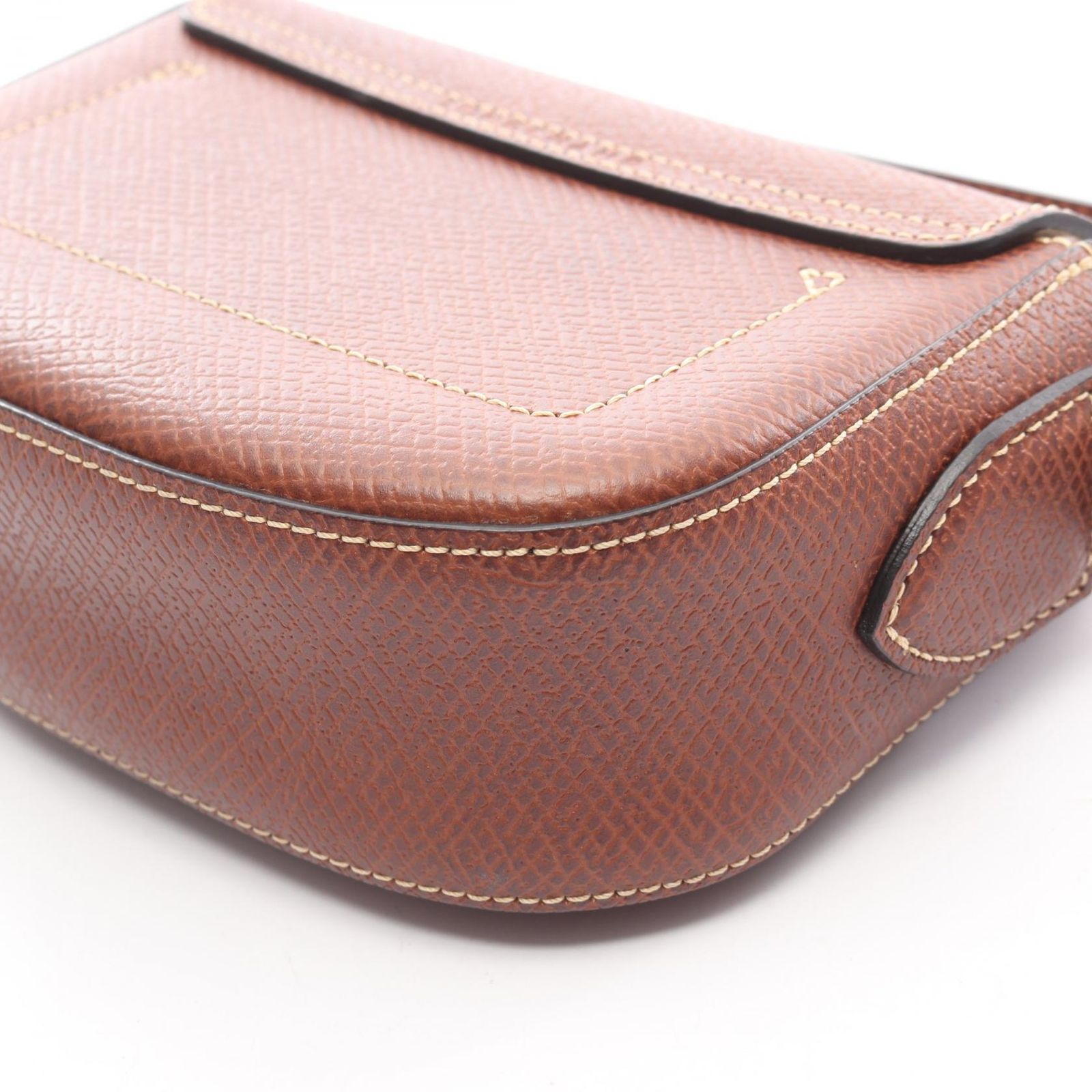 ロンシャン Longchamp ショルダーバッグ エピュレ ブラウン レザー 