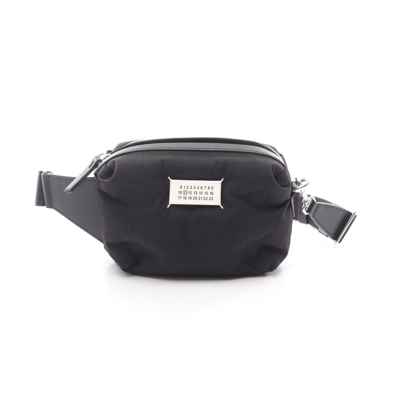 メゾンマルジェラ11 Maison Margiela 11 ウエストバッグ ボディバッグ GLAM SLAM グラムスラム スモール ショルダーバッグ ブラック レザー グラム スラム スポーツボディバッグ