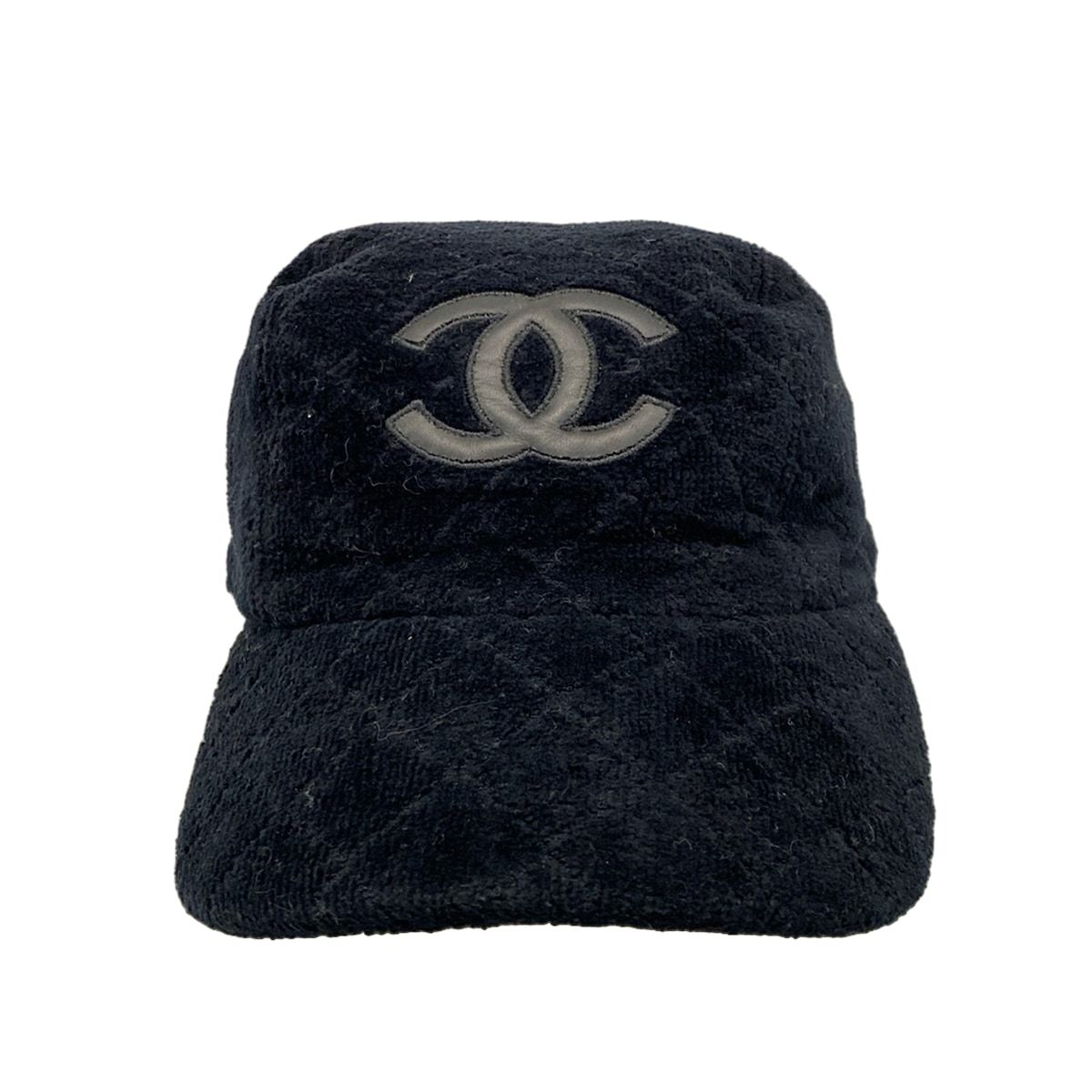 CHANEL シャネル キャップ L ネイビー マトラッセ