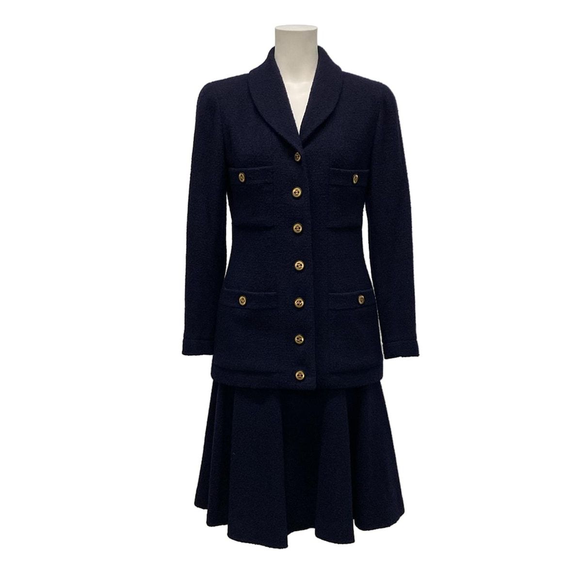 CHANEL(シャネル) スカートスーツ サイズ40 M レディース美品 20923