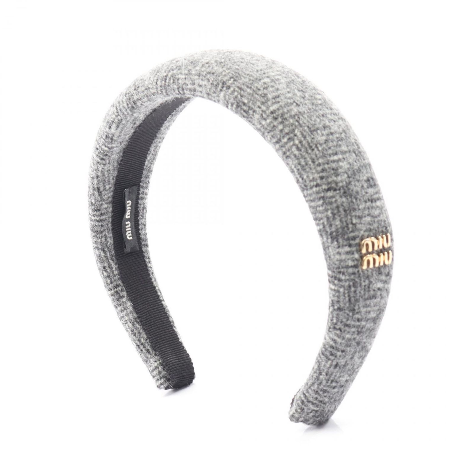 ミュウ ミュウ Miu Miu 51H025 グレー その他 カチューシャ レディース