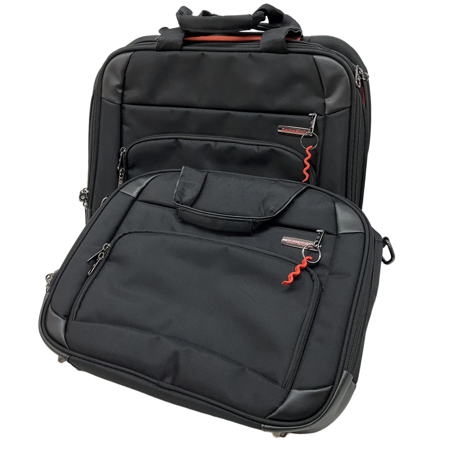 Samsonite サムソナイト キャリーバッグ キャリーケース 2輪 ラップトップ バッグ 2点セット 良好