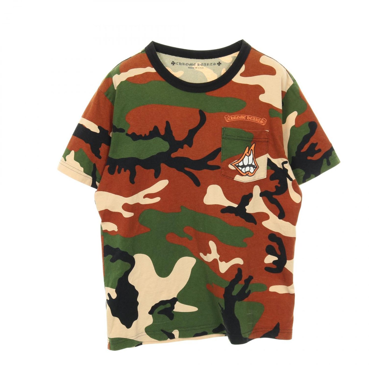 CHROME HEARTS クロムハーツ × MATTY BOY CAUTION CAMO カットソー