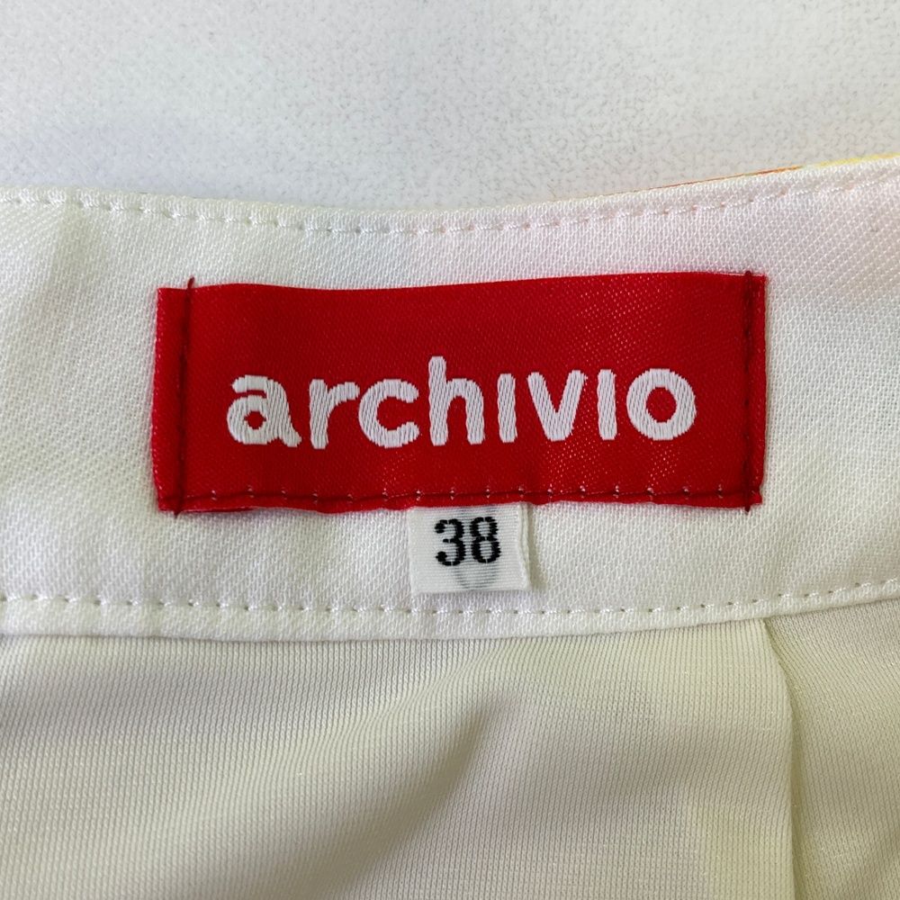 ゴルフ サイズ：38 ARCHIVIO アルチビオ 2023年モデル 裏地付 プリーツ