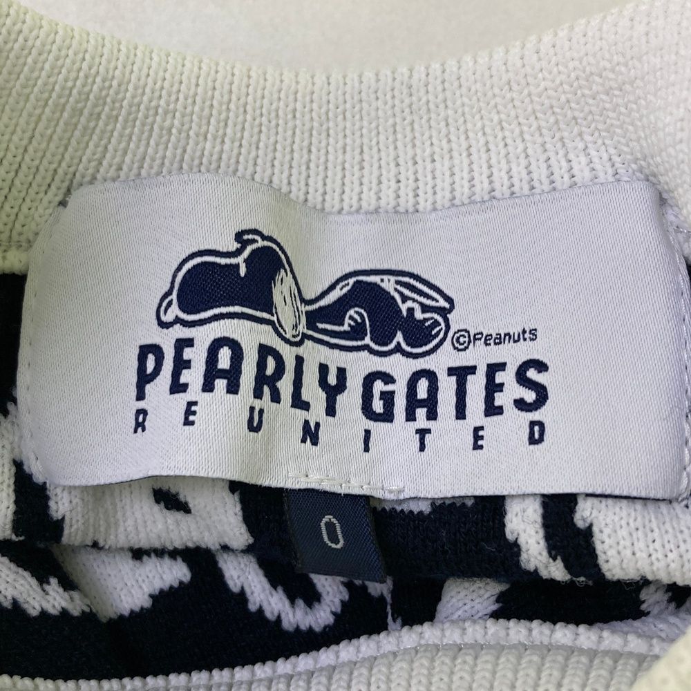 パーリーゲイツ PEARLYGATES スヌーピー ニット セーター サイズ0 サイズ：0 PEARLY GATES パーリーゲイツ ×PEANUTS 長袖 ニットセーター
