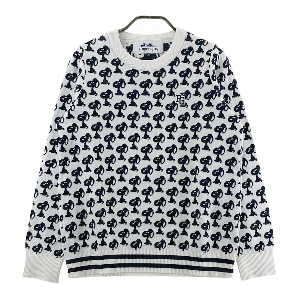 PEARLY GATES スヌーピーセーター 美品】パーリーゲイツ×PEANUTS セーター アイボリー×ネイビー