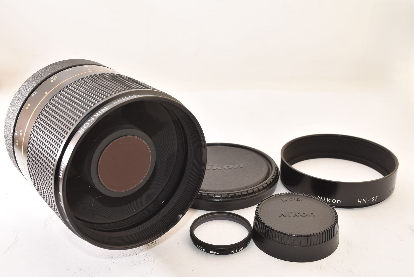 ☆美品☆ Nikon ニコン Reflex-NIKKOR 500mm F8 NEW HN-27 フード付き
