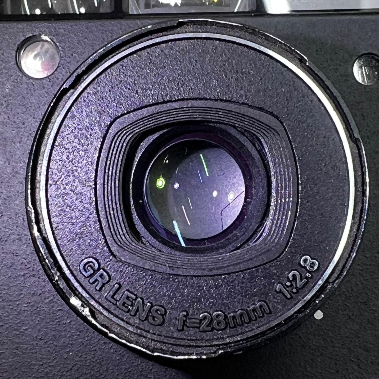  2 000144 RICOH GR 1 s リコー LENS 28 mm F 8 フィルムカメラ レンジファインダーカメラ フィルムカメラ