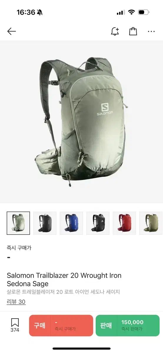 SALOMON サロモン トレイルブレーザー 20 アイアン セドナ セージ