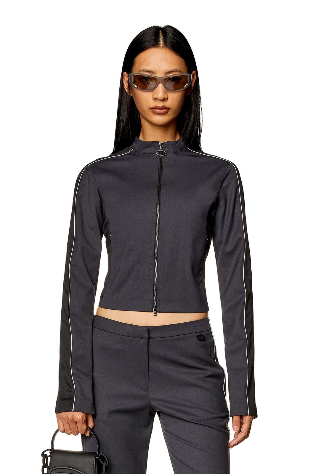 ディーゼル DIESEL レディース ジャケット G FORT 40 グレー 98 XA