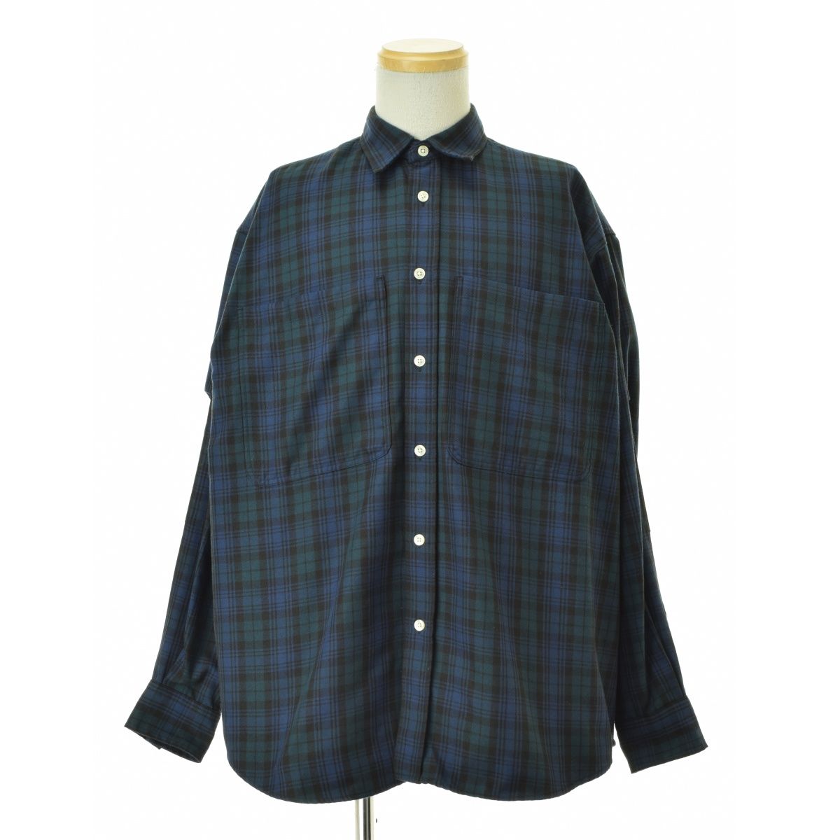【DAIWAPIER39】BE-88021W TECH FLANNEL WORKER'S SHIRTS テックフランネルワーカーズ長袖シャツ TECH WORKER'S FLANNEL SHIRTS | PIER39 Daiwa pier39 ピア39 中古