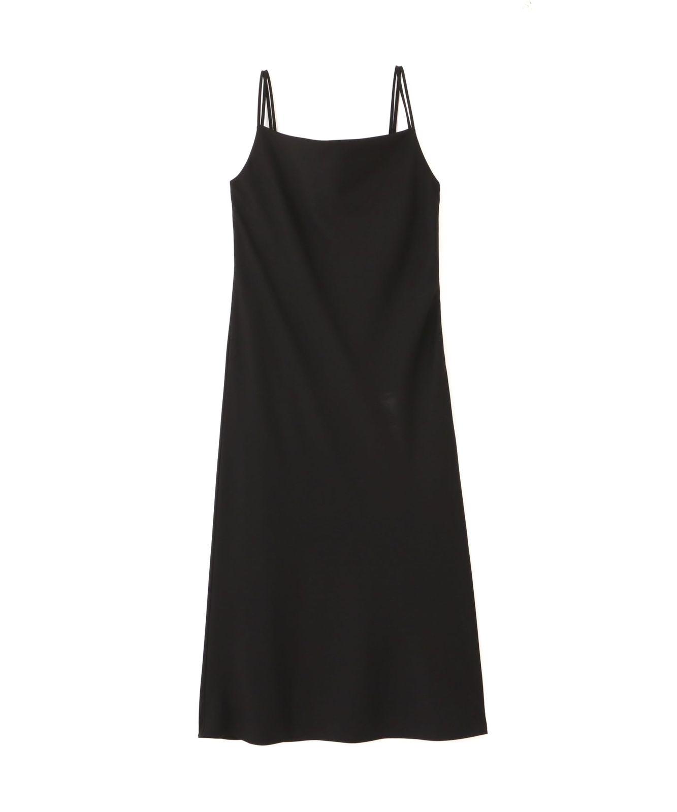 ジル バイ ジルスチュアート カジュアルドレス ドレープキャミワンピース レディース ブラック