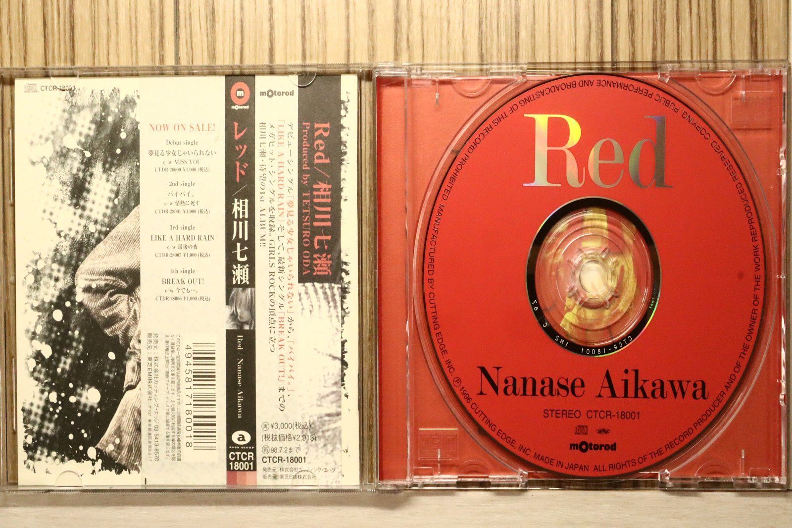 国内盤CD☆相川七瀬/Nanase Aikawa□ Red 【CTCR18001/4945817180018