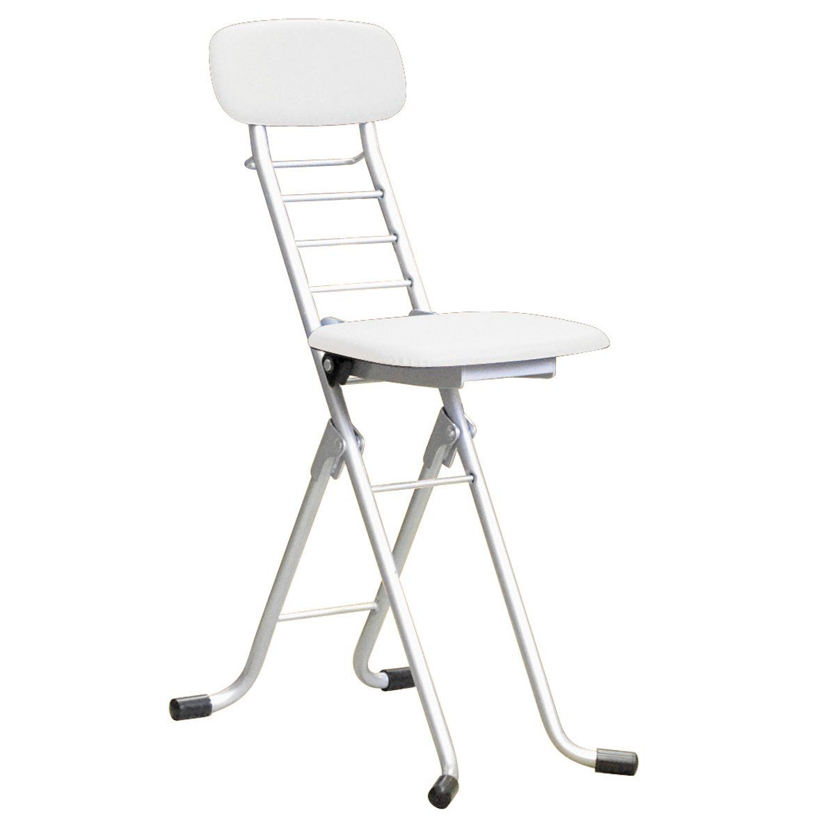 ルネセイコウ カラーリリィチェア ホワイト|シルバー CSP-320 A