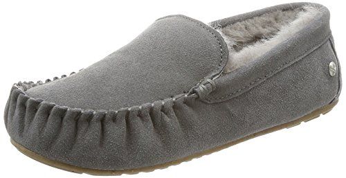 エミュー モカシン Cairns Suede レディース Charcoal 23.0 cm