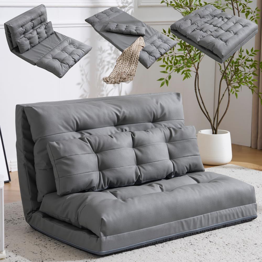 オーエスジェイ OSJ 座椅子 リクライニング ハイバック 座椅子ソファー 2人掛け 折りたたみ座椅子 幅228 ベッドになる クリーム