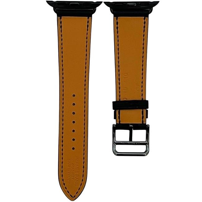 エルメス アップルウォッチ 替えバンド ブラック ♥ 40 mm用