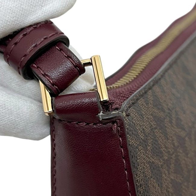 マイケルコース ショルダーバッグ ジェットセット ブラウン ボルドー