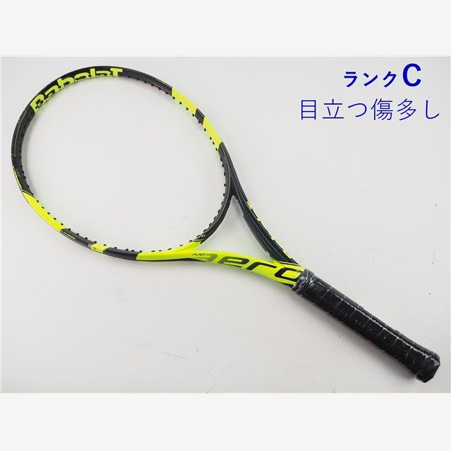 テニスラケット バボラ ピュア アエロ 2015年モデル 多数グロメット割れ有り G 2 BABOLAT PURE AERO 2015 c