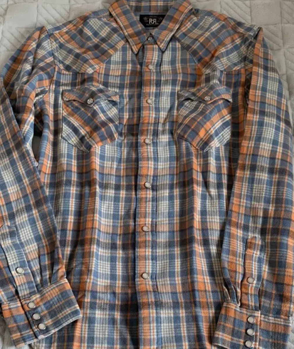 RRL ダブルアールエル スリムフィット プラッド ツイル ウェスタン シャツ XL