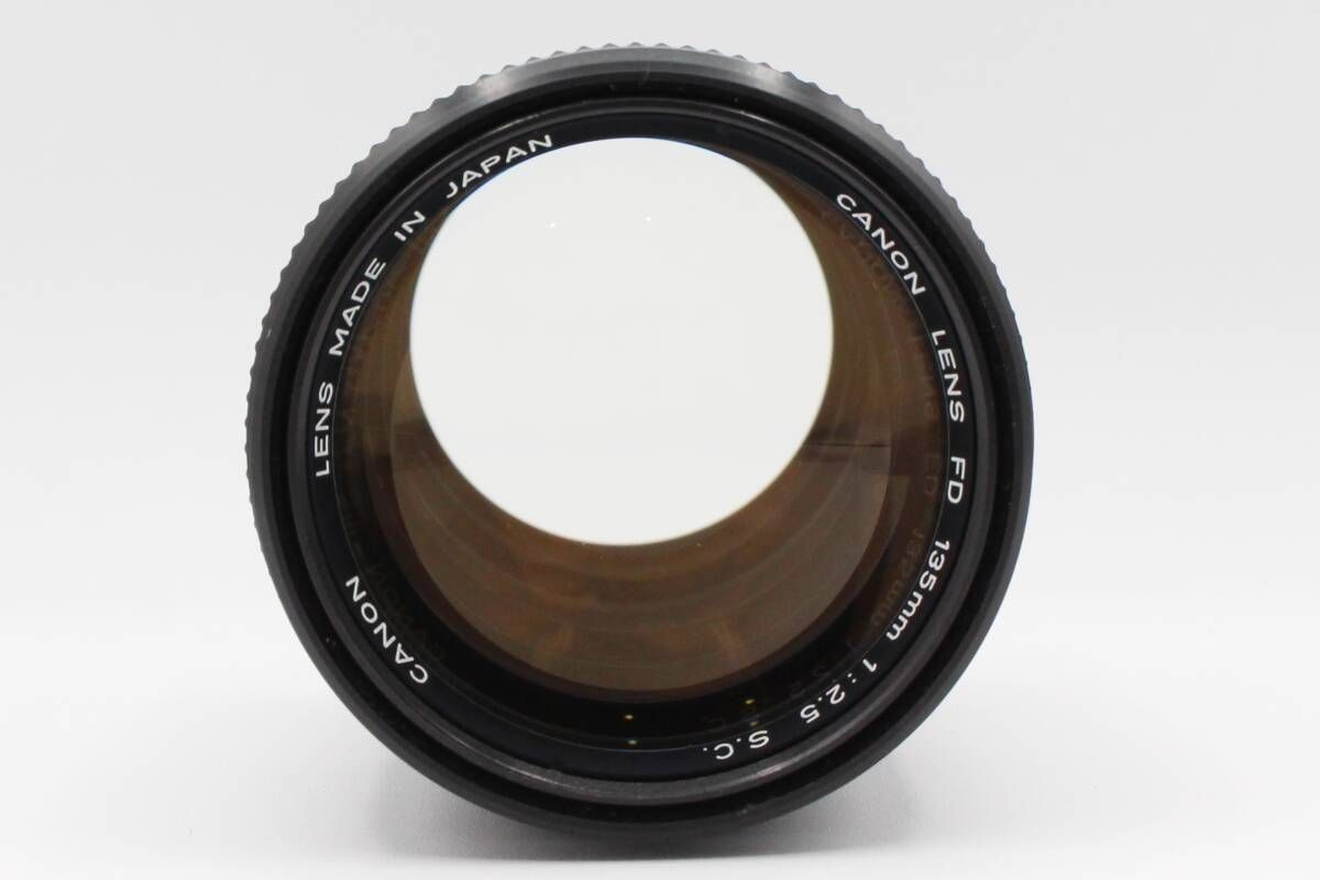 美品☆Canon キヤノン FD 135mm F2.5 SC◇中望遠単焦点レンズ☆ ♯335