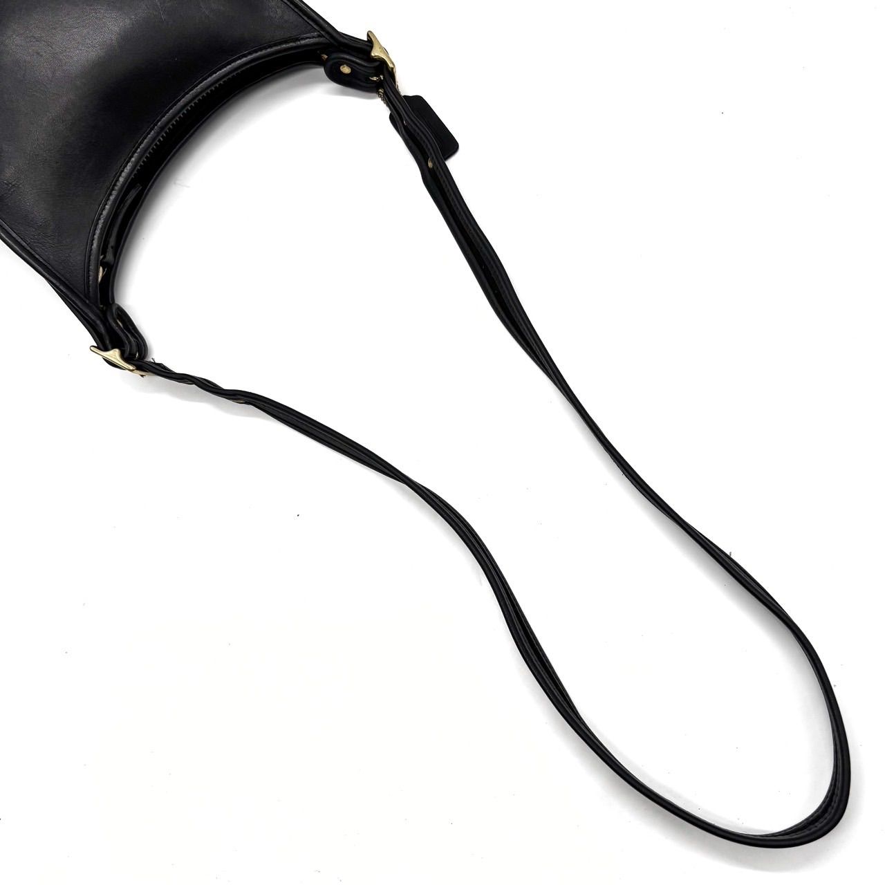 良品】 COACH Y2K ergo hobo black leather shoulder bag コーチ
