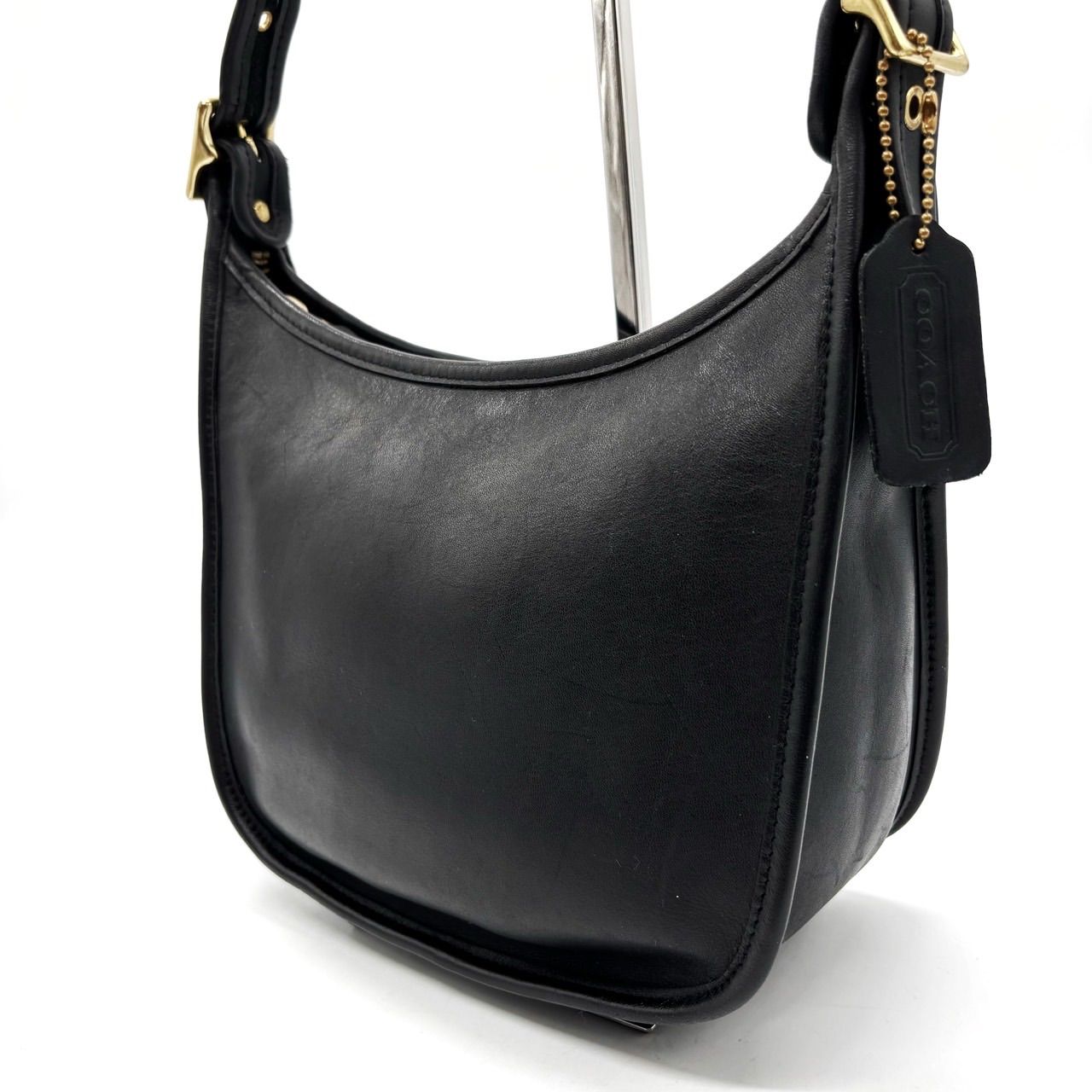 バッグ COACH Ergo Black Leather Y2K Hobo Bag ✨良品✨ COACH Y2K ergo hobo black leather shoulder bag コーチ