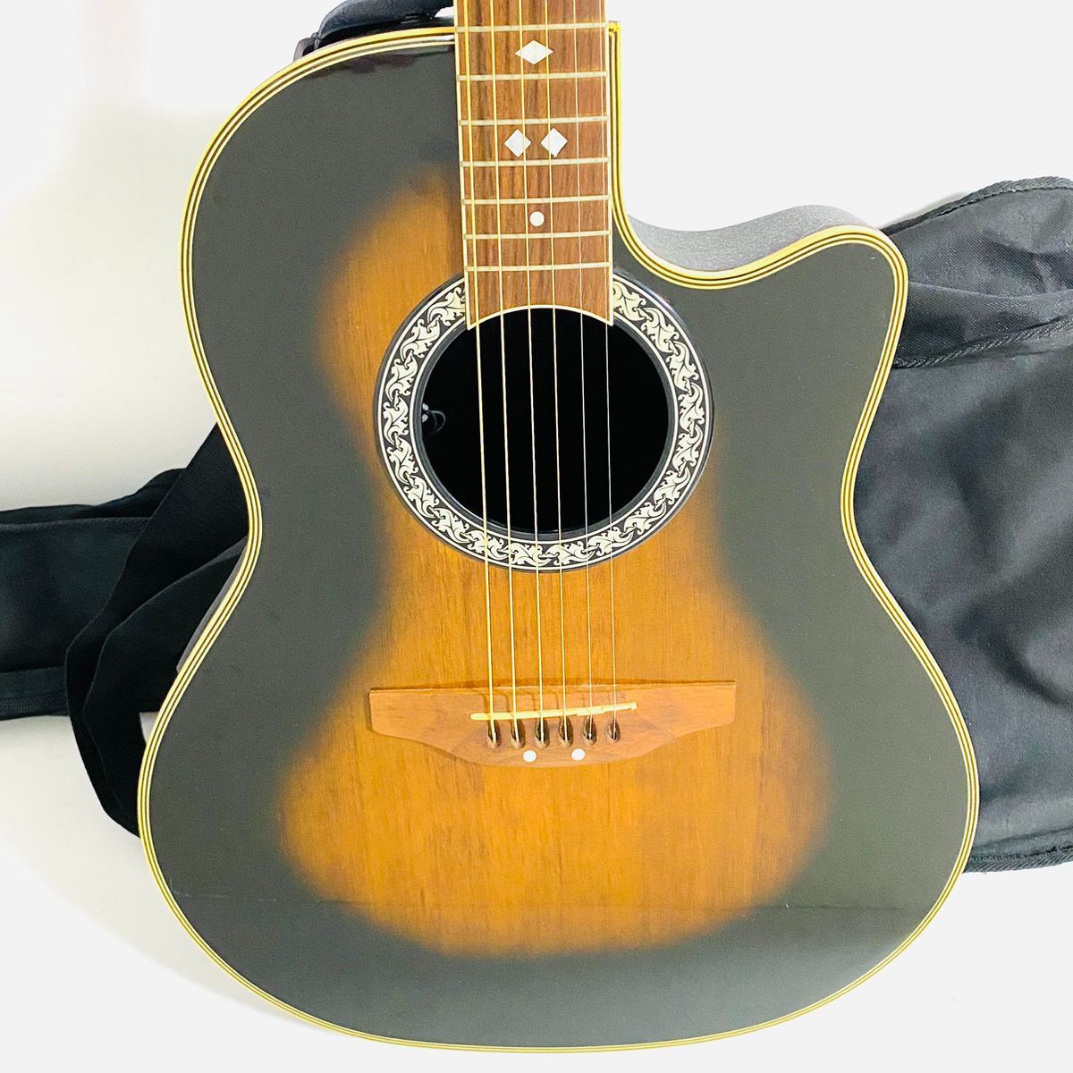 Ovationエレアコギター❗ 未使用に近い(⌒‐⌒) OVATION オベーション エレアコギター エレクトリックアコースティック