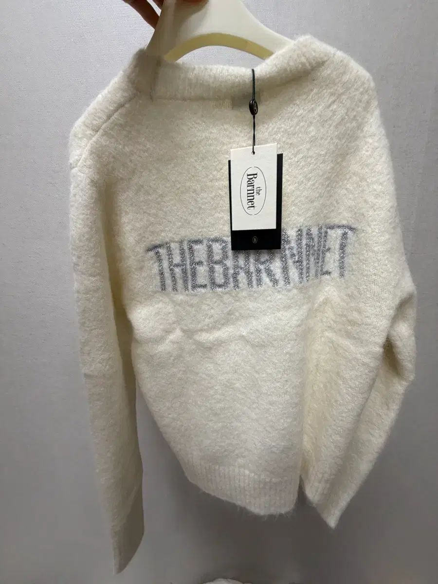 ザ・バーネット 注文 グリッター ロゴ アルパカ ニット セーター The