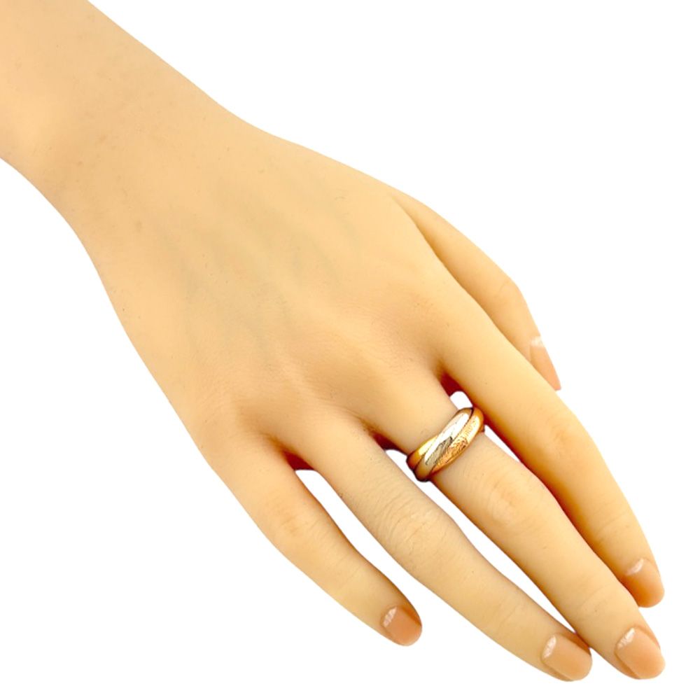 カルティエ トリニティ リング 指輪 14号 18金 K 18イエローゴールド レディース CARTIER