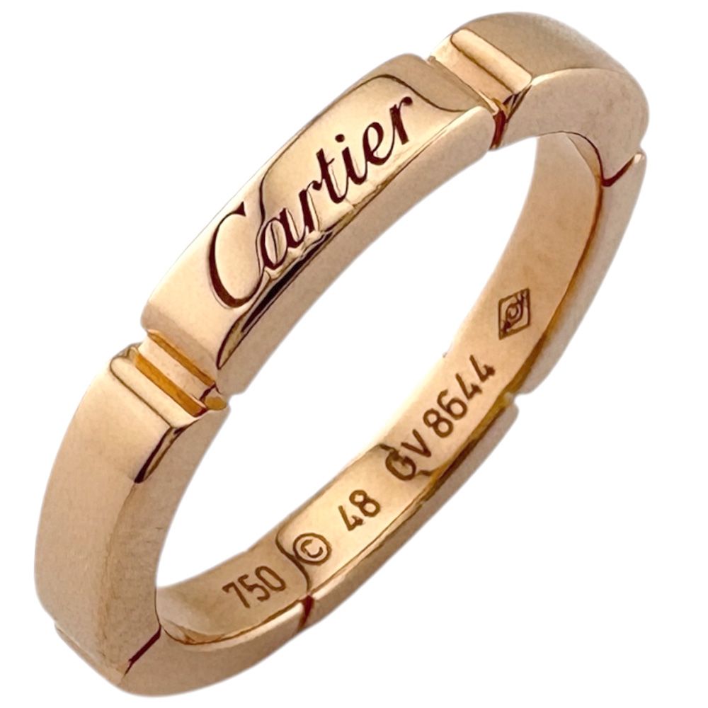 カルティエ マイヨンパンテール リング 指輪 8号 18金 K 18ピンクゴールド レディース CARTIER