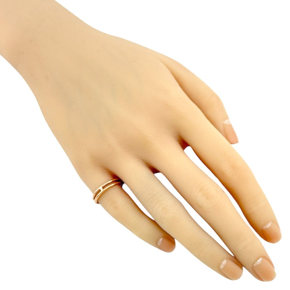 エルメス アリアンヌ リング 指輪 9号 18金 K 18ピンクゴールド レディース HERMES