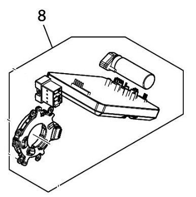 マキタ makita 40 Vmax 125ｍｍ 充電式 防じん マルノコ KS 003 GZ 用 コントローラ 620 N 76-1 部品 修理 パーツ 丸鋸 大工 建築 造作 丸ノコ