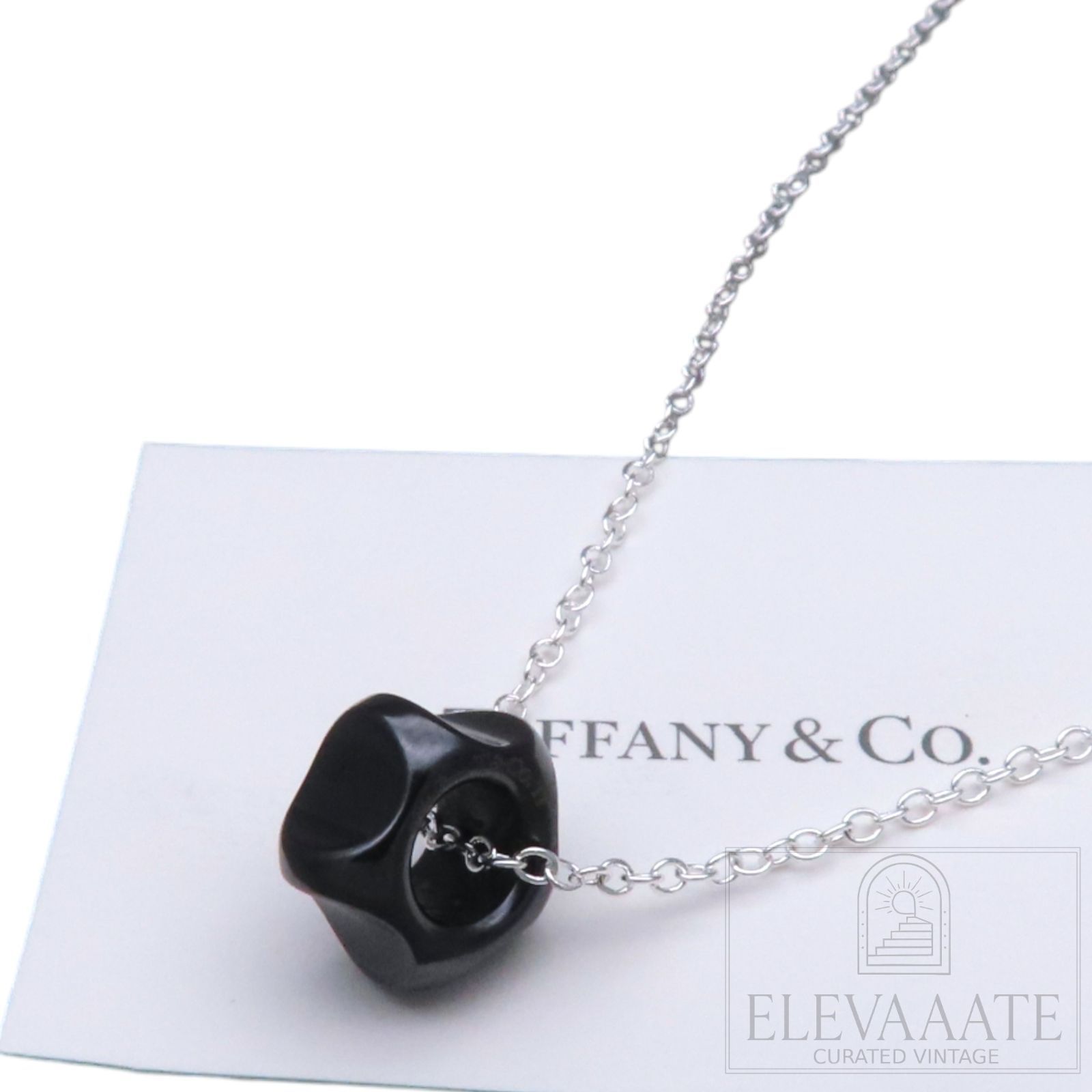 ⭐︎ティファニー⭐︎ ブラック Tiffany ブラックチタン ネックレス
