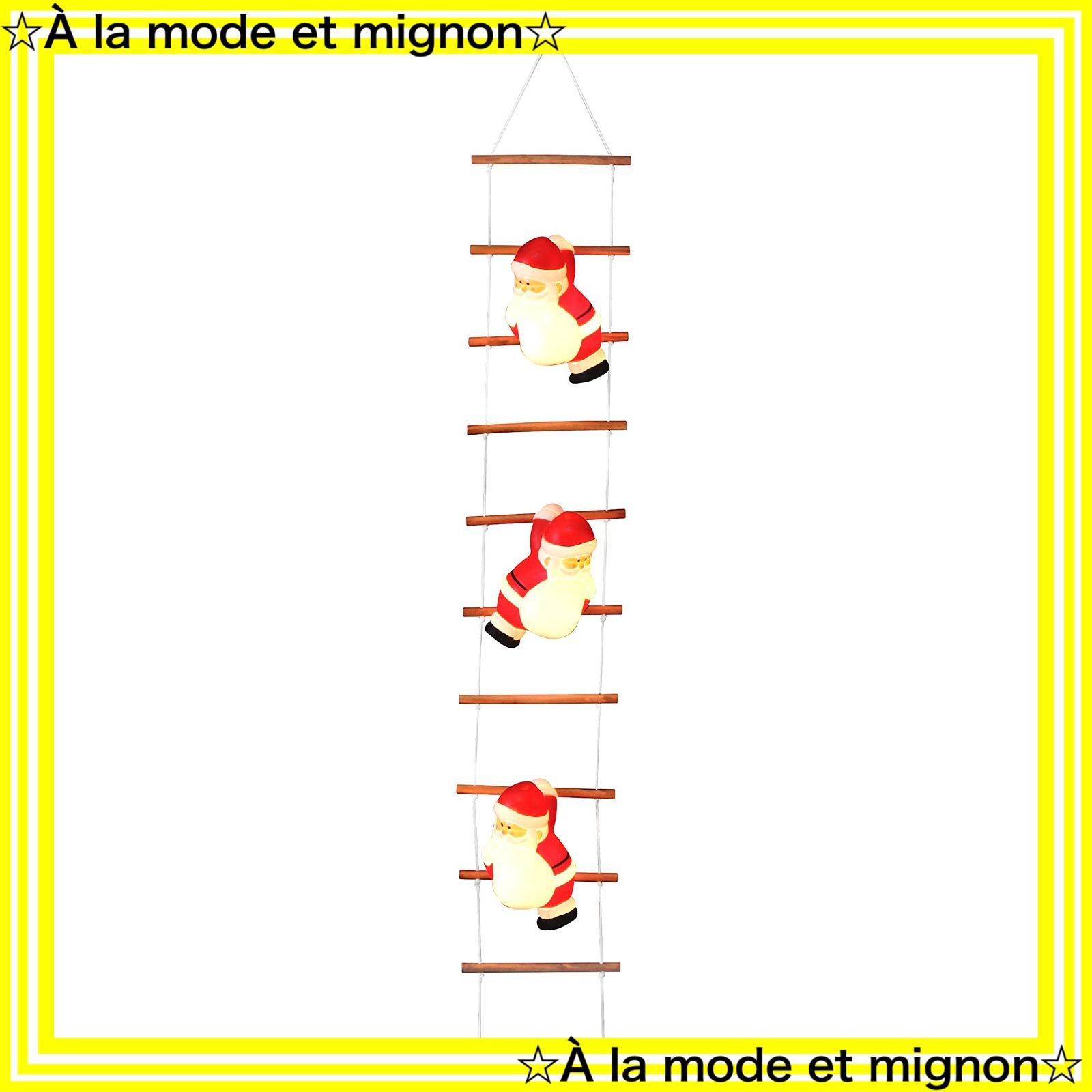 防水ワクワク気分を盛り上げる 樹脂 間接照明 屋外 イルミネーション 約幅20 cm 高さ1 16 m 3 P LIT BL 01 L S はしごサンタ ブローライト ガーデンライト タカショー