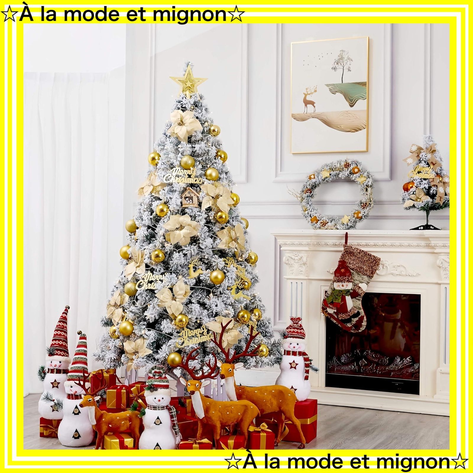 屋内屋外の グッズ 部屋の休日の装飾 豪華な ツリーの飾り付き 商店 家庭 収納便利 10 MLEDライト付き 組立簡単 枝数400本 高濃密度 ボール 付き 150 cm tree christmas 日本語説明書付き