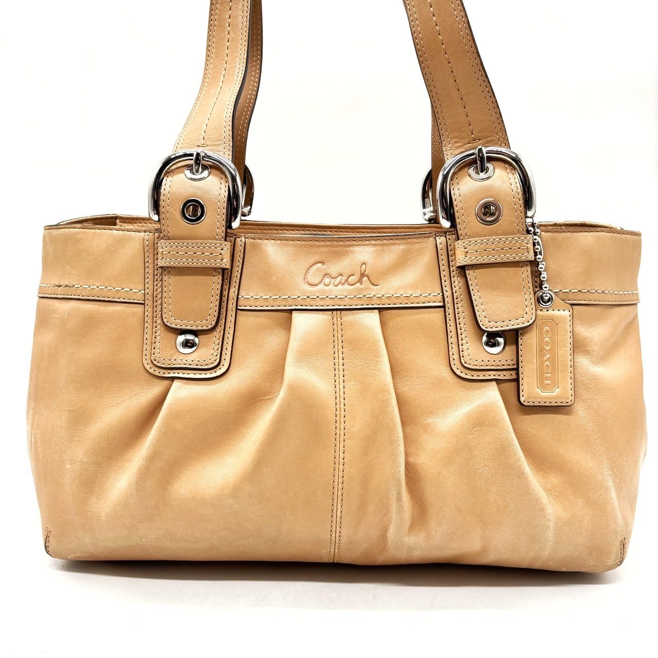 良品】 COACH コーチ トートバッグ ハンドバッグ ショルダーバッグ 