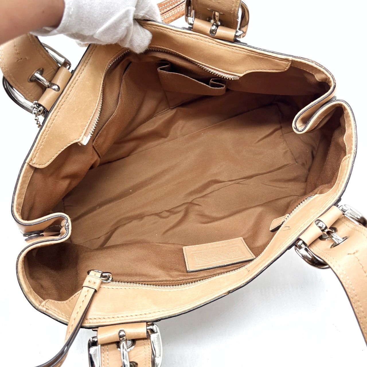 良品】 COACH コーチ トートバッグ ハンドバッグ ショルダーバッグ 